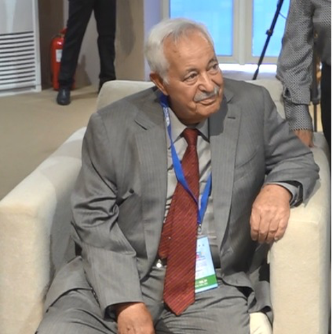 Ahmed El Biaz au Salon International de l’Edition et du Livre. Le 17 mai 2024, l’OLM Souissi, Rabat.